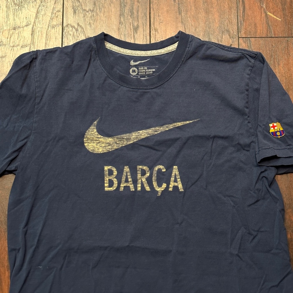 Nike big swoosh Barça jersey